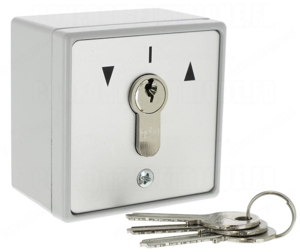GEBA MP APZ 1-2T/1 - Contacteur à clé universel applique deux sens à