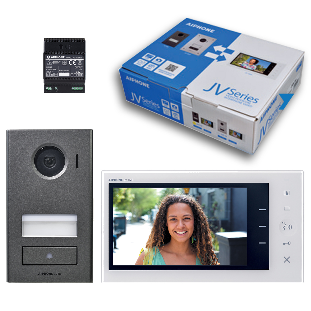 Visiophone couleur mains libres sur 2 fils QUATTRO² Effet miroir