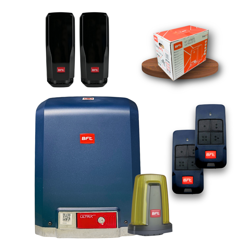 Motore BFT Deimos Ultra BT B400 Per Cancello Scorrevole Fino A 400 Kg – Kit Con Telecomando E Centrale Merak BT