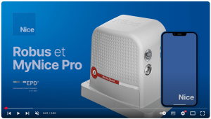 vidéo technique NICE