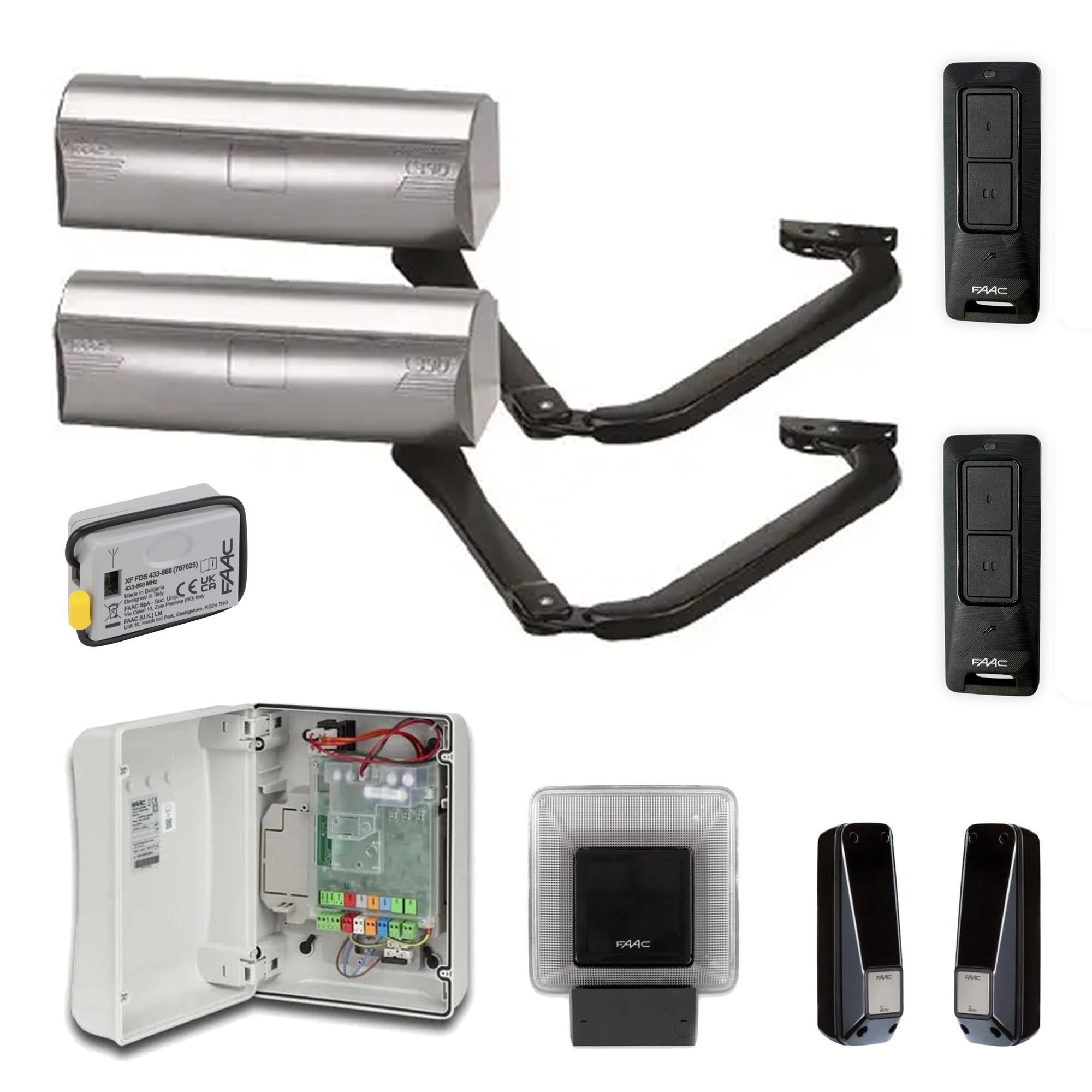 MAGNUM KIT 24V INTEGRAL Motorisation portail battant FAAC 24V